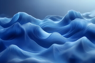 Fototapeta premium Gradient of blue tones with a minimalist aesthetic