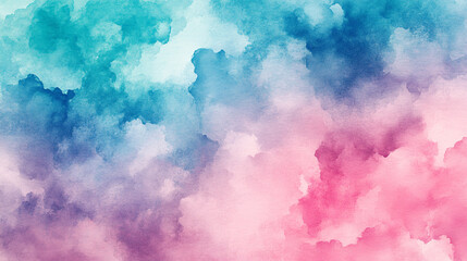 Fototapeta premium Colorful abstract watercolor patterns in shades of blue, pink, and purple for artistic inspiration