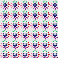 seamless pattern with flowers