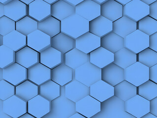 Fototapeta premium Abstract 3D Hexagon Background