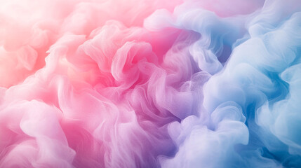 Fototapeta premium Colorful swirling clouds create a dreamy atmosphere in soft pastel hues
