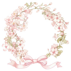 PNG Coquette frame art illustration watercolor.