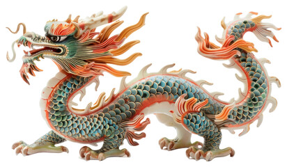 Fototapeta premium PNG Vintage Dragon dragon decorative sculpture.