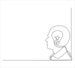 One continuous line drawing of page corner or book corner . single line illustration of page corner.  page corner illustration. editable vector