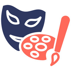 Arts glyph color icon