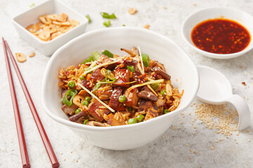 Stir Fried Mushroom and Ginger Rice