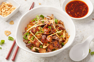 Stir Fried Mushroom and Ginger Rice