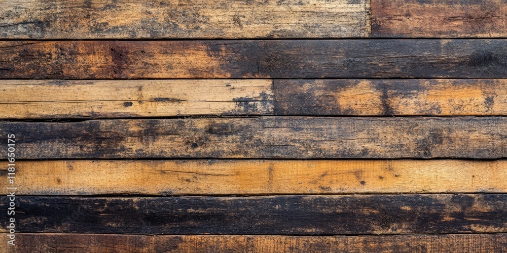 Poster wooden texture background featuring natural patterns and hues, perfect for design projects, presenta