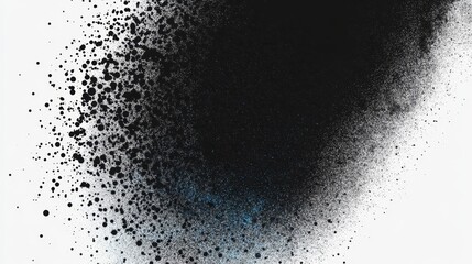 Obraz premium Abstract black and white spray paint splatter pattern, bold modern art, creative wall decor, artistic design print, unique visual art