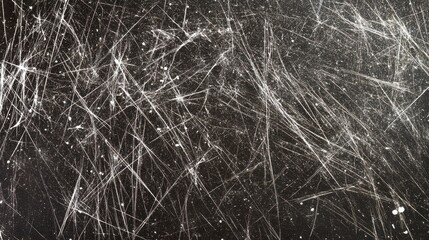 Obraz premium Abstract Black Background with Scratches and Texture Details