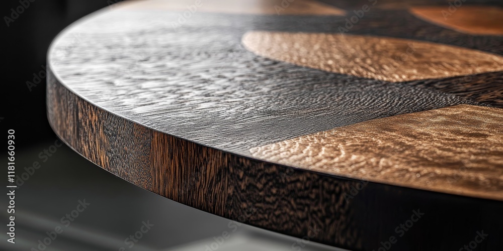 Poster the surface of the table features a grainy texture, showcasing a detailed backdrop composed of vario