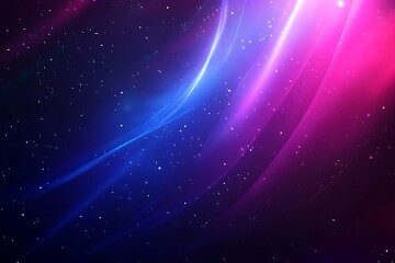 Abstract background with blue and purple neon rays of light flying in space, speed lines for a technology video or futuristic illustration