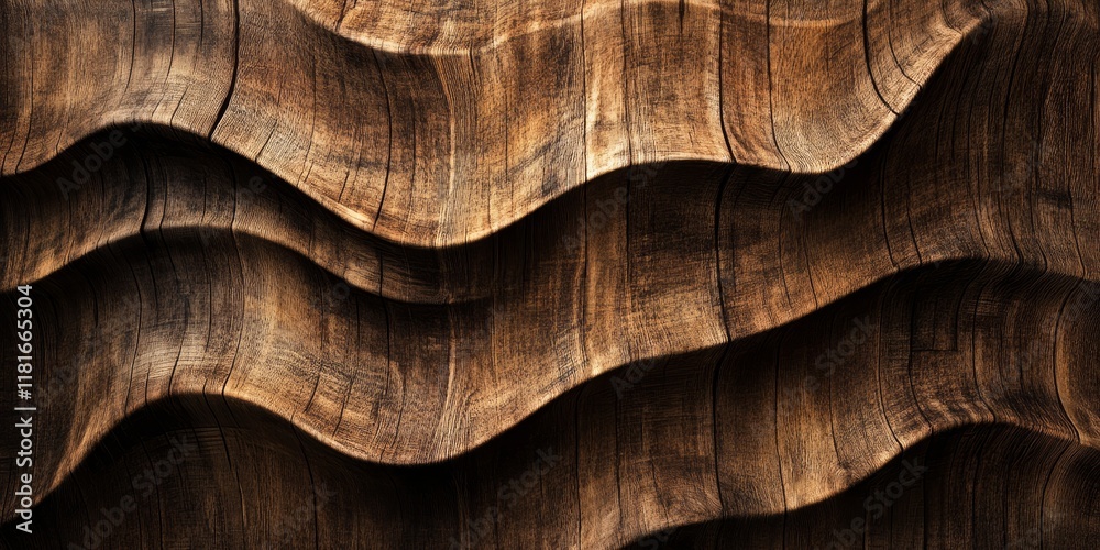Poster abstract brown wood texture featuring a shera wall design, showcasing unique patterns and tones. thi
