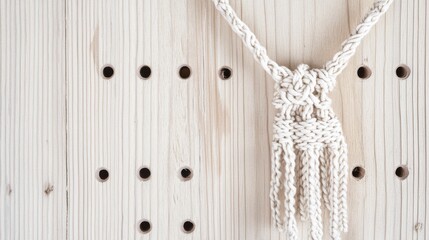 Elegant Macrame Necklace Design: A Handmade Masterpiece