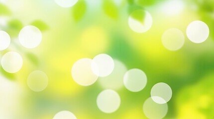 Soft-Focus Green Nature Background with Bokeh