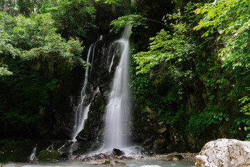 Naklejka premium 滝