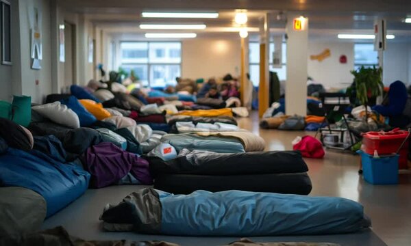 Homeless Shelter Providing Food Warm Beds and Education Resources with Tireless Volunteer Support