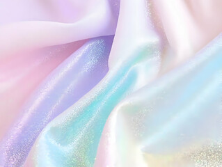 Pastel Glitter Fabric Abstract Background