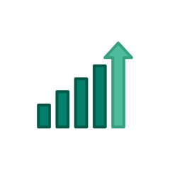 Level icon. Simple filled outline style. Up, next, pictogram, power, arrow, battery, button, game, step, volume, business concept. Vector design illustration isolated. SVG