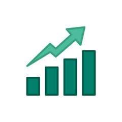 Level icon. Simple filled outline style. Up, next, pictogram, power, arrow, battery, button, game, step, volume, business concept. Vector design illustration isolated. SVG