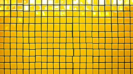 Fototapeta premium Golden Square Tile Background Illustration