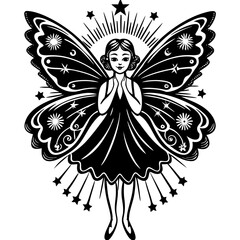Fototapeta premium fairy vector transparent background