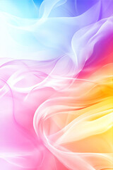 Colorful Abstract Background With Wavy Lines Creating a Dynamic Visual Flow