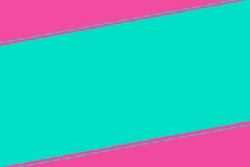 Abstract Geometric Background with Pink and Teal Diagonal Color Blocks