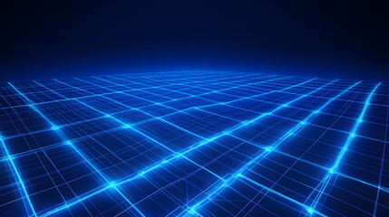 
Abstract blue background with glowing geometric lines. Modern blue gradient square shape design. Futuristic technology concept. Suit for brochure, corporate, website, poster, banner, cover modern