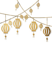 Golden Lanterns for Chinese New Year