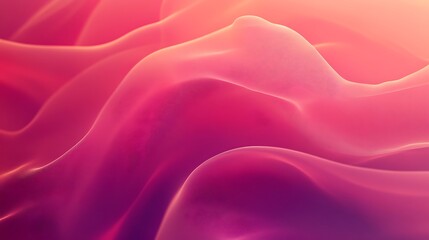 Fototapeta premium Abstract Pink and Purple Swirling Waves Design