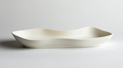 Elegant White Serving Plate for Modern Dining Settings