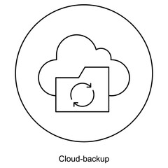 Cloud Backup icon, Ensuring Safety and Accessibility for Your Data, Securing Data with Reliable Cloud Backup Solutions
