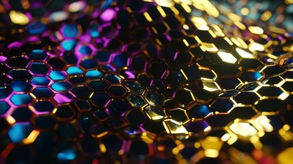 Obraz premium Stunning Hexagonal Geometric Pattern Design