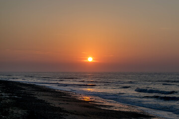 Obraz premium Stunning sunset along the Norfolk Coast