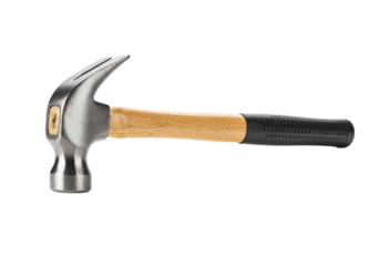Hammer, isolated on white background, no depth of field, sharp.