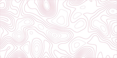Abstract white colorful gradient Topographic line map background. Contour elevation topographic and textured Background Modern design with White background with topographic wavy pate for decoration.	