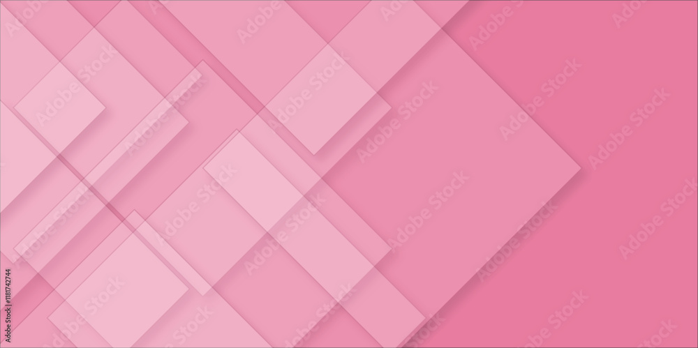 Poster Abstract light pink triangle background. Modern Style Triangle Shaped Translucent Overlapping Planes Geometric Shapes Pattern Colorful abstract geometric background for business Design Template.	