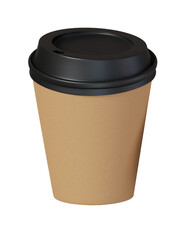 coffee cup isolated on clear background