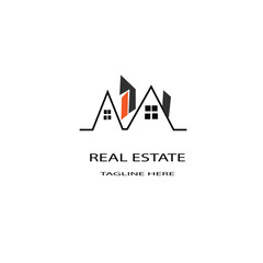  Abstract estate logo for a company