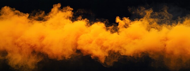 background with orange smoke