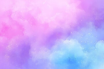 Obraz premium Ethereal Abstract Background with Soft Pastel Colors in Pink and Blue Hues, Perfect for Modern Design, Invitations, and Artistic Projects