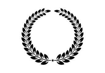 Professional Laurel Wreath Design for Premium Quality, Suitable for Competitions, Ceremonial Events, and Prestige Branding.