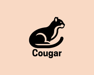 Cougar Logo Design Vector Illustration