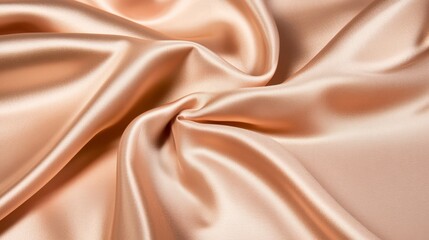 Obraz premium Stunning Golden Beige Satin Fabric Texture
