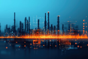 Industrial landscape of finance and technology in urban areas