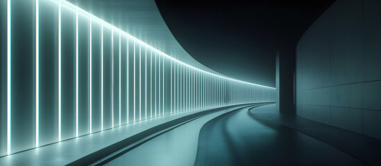 Obraz premium abstract background of tunnel with lines