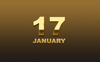 Obraz premium 17 January