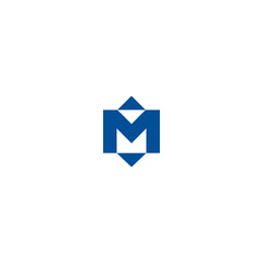 Initial letter M flat logo. Marketing and investment. Business and Marketing Logos. Flat Vector Logo Design economical