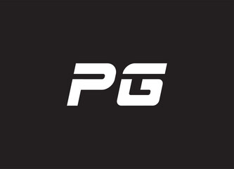 PG letter logo and initial logo design